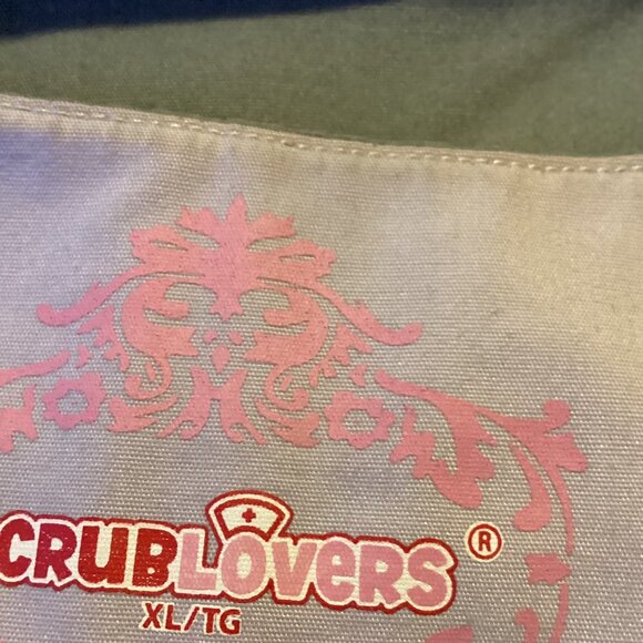 Scrub Lovers Women's Scrub Short Sleeve Top Size XL Medical Uniform Nurse - Picture 8 of 9